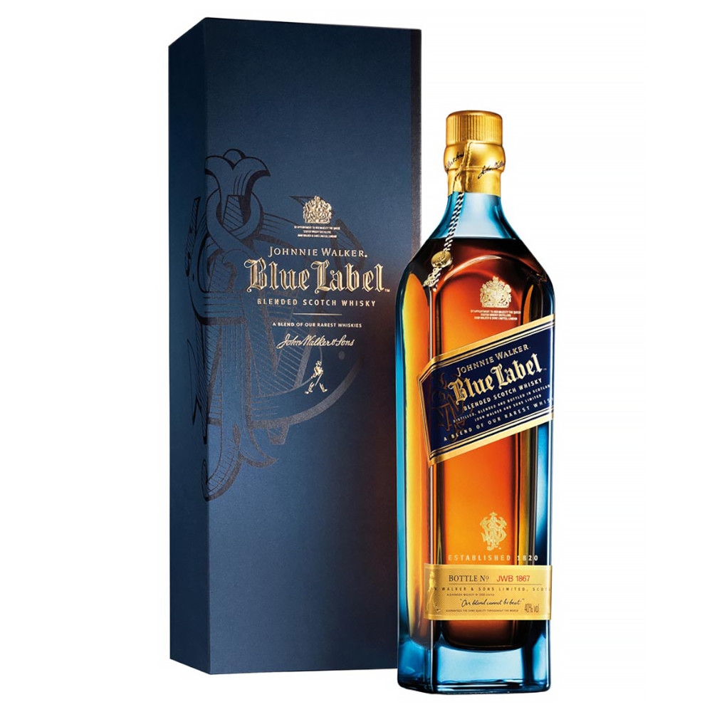 Johnnie Walker - Blue Label scotch blended whisky - 0.7L, Alc: 40%