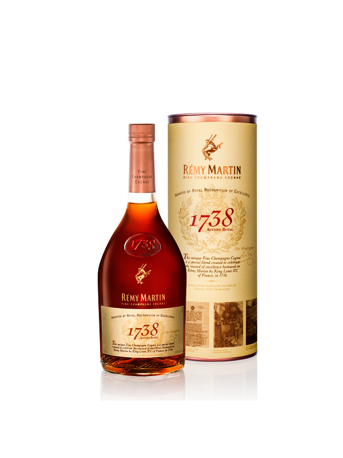 Remy Martin - Cognac 1738 Accord Royal Gift Box - 0.7L, Alc: 40%