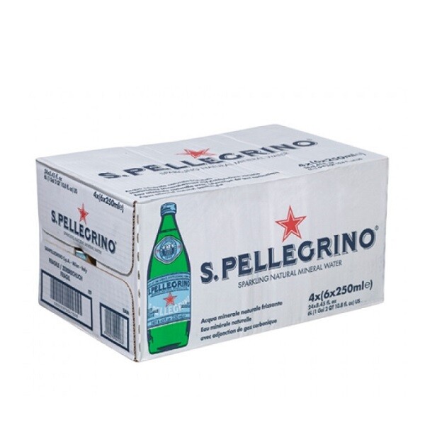 S. Pellegrino - Apa carbogazoasa - 24 buc. x 0.25L - sticla