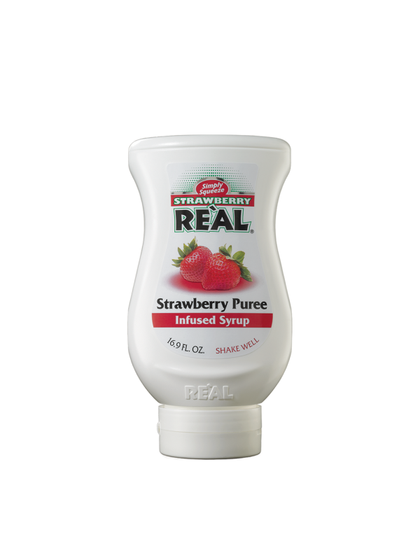 Real - Strawberry Puree Infused Syrup - 0.5L