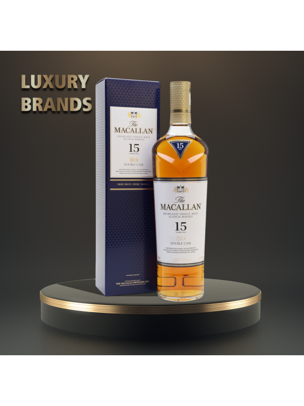 Macallan - Double Cask Scotch Single Malt Whisky 15 yo GB - 0.7L, Alc: 43%