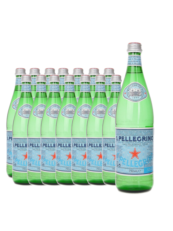 S. Pellegrino - Apa carbogazoasa - 15 buc. x 0.75L - sticla