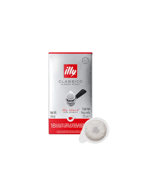 Illy - Cafea ESE 18 Espresso - 131g ambalaj individual - 18 monodoze