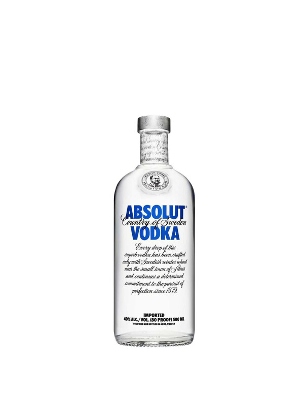 Absolut - Vodka Blue - 0.5L, Alc: 40%