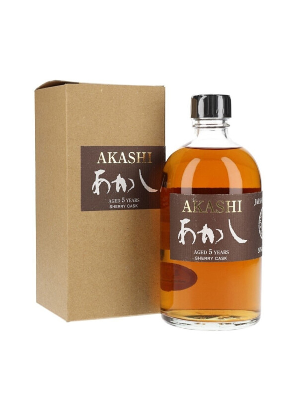 Akashi - Sherry Cask Japanese Single Malt 5 yo GB - 0.5L, Alc: 50%