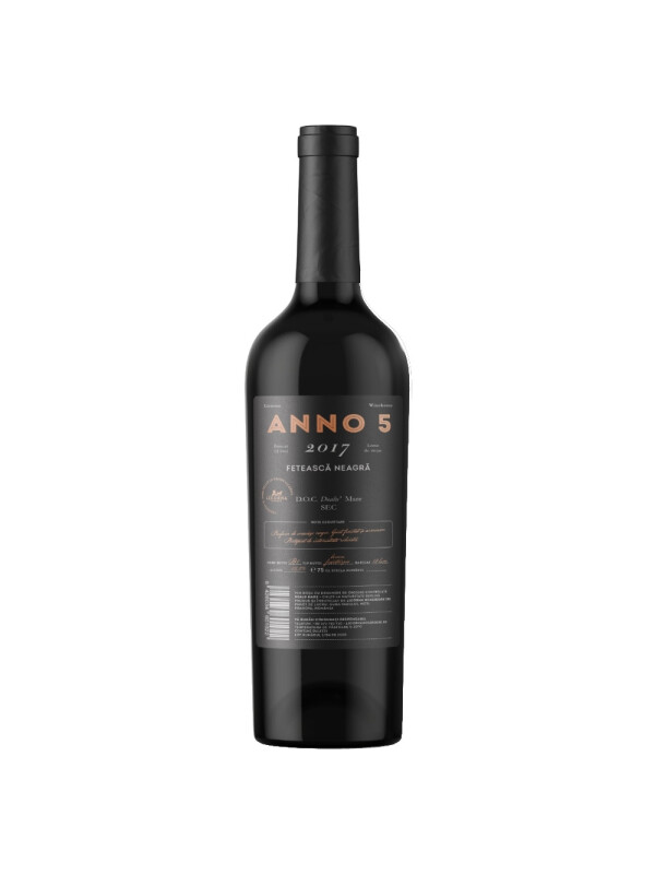Licorna - ANNO 5 Feteasca Neagra DOC 2017 - 0.75L, Alc: 15.5%