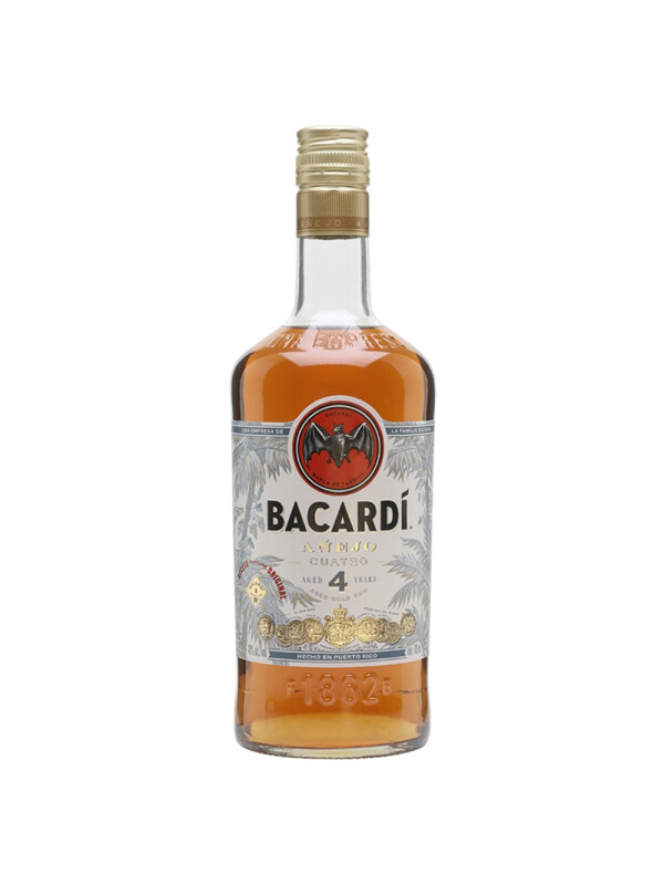 Bacardi - Rom Anejo Cuatro - 0.7L, Alc: 40%