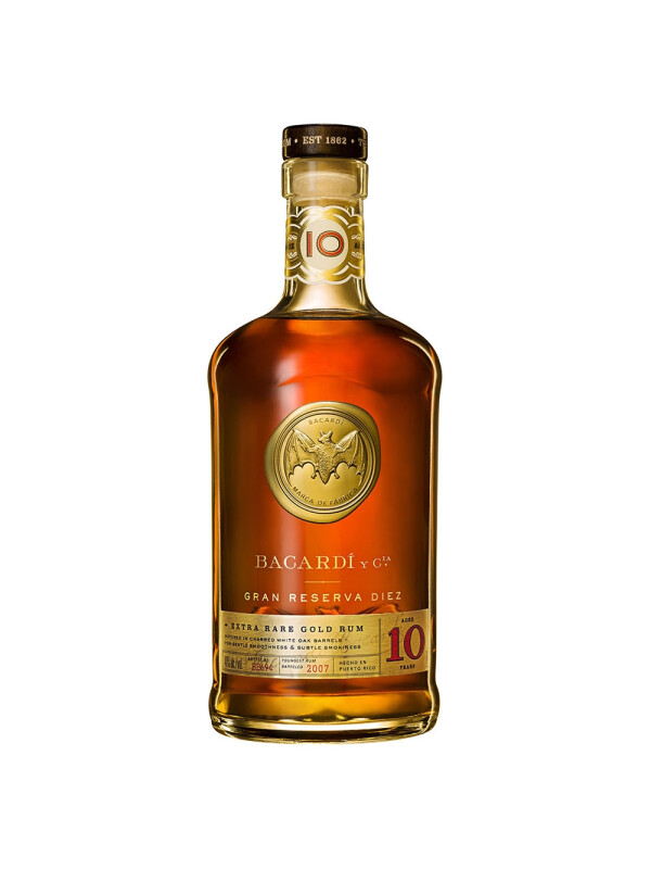 Bacardi - Rom Gran Reserva Diez 10yo - 0.7L, Alc: 40%