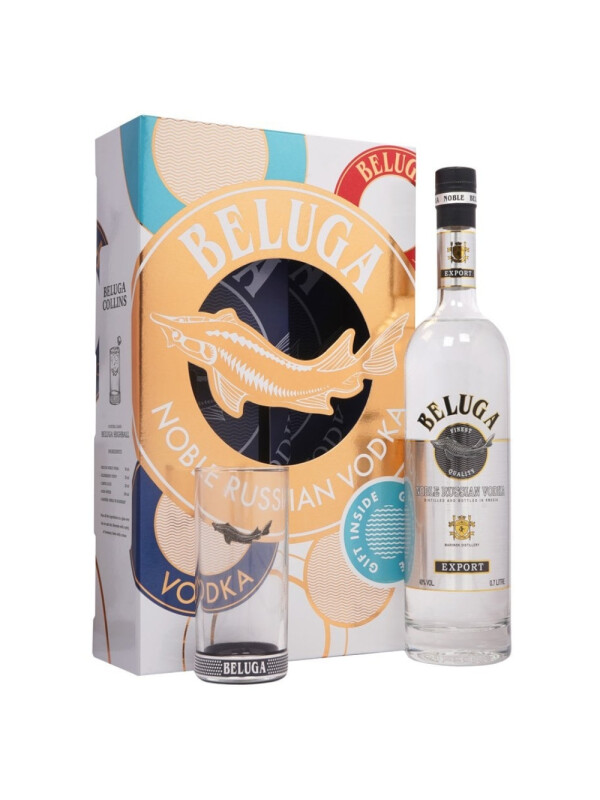 Beluga - Vodka Noble GB + 1 pahar - 0.7L, Alc: 40%