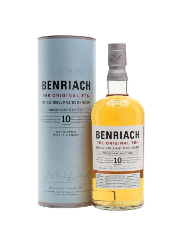 The BenRiach - The Original Ten Scotch Single Malt Whisky 10 yo GB - 0.7L, Alc: 43%