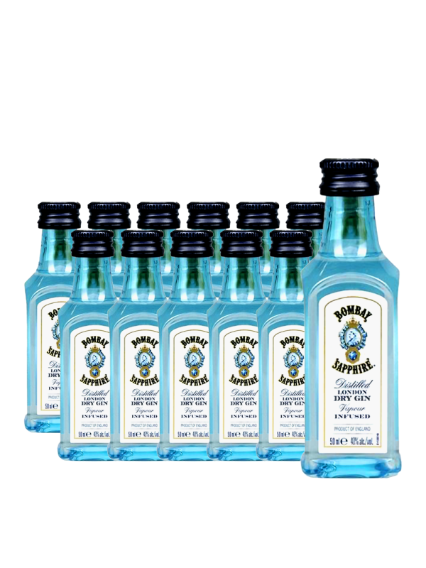 Bombay Sapphire - London Dry Gin - 12 buc. x 0.05L, Alc: 40%