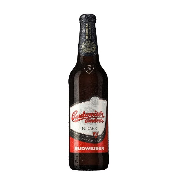 Budweiser Budvar - Bere Dark Lager - 4 buc. x 0.33L, Alc: 4.7% - sticla