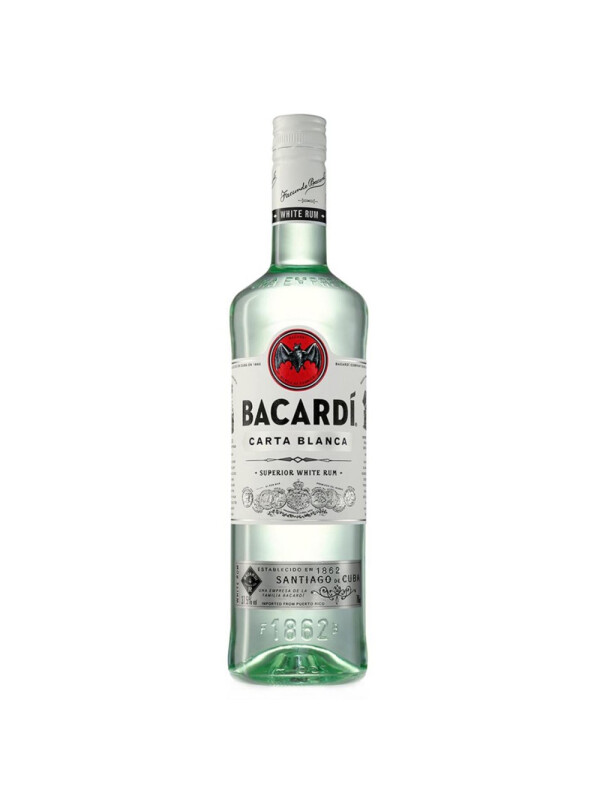 Bacardi - Rom Carta Blanca - 0.7L, Alc: 37.5%