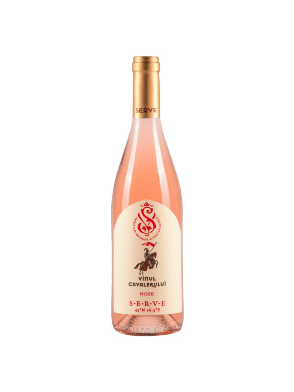 Serve - Vinul Cavalerului Rose demisec 2024 - 0.75L, Alc: 13%