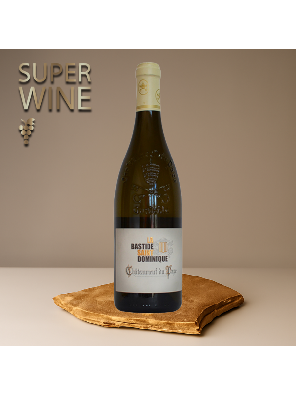La Bastide Saint Dominique - Chateauneuf du Pape AOC, blanc 2020 - 0.75L, Alc: 14%