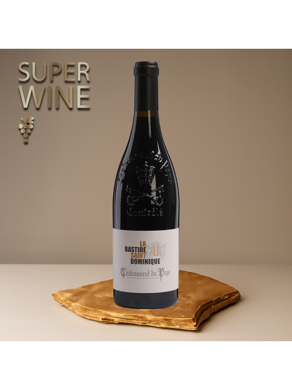 La Bastide Saint Dominique - Chateauneuf du Pape AOP, rouge 2023 - 0.75L, Alc: 15%
