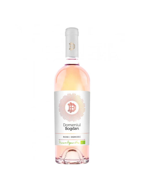 Domeniul Bogdan - Clasic Rose BIO 2024 demisec - 0.75L, Alc: 13.5%