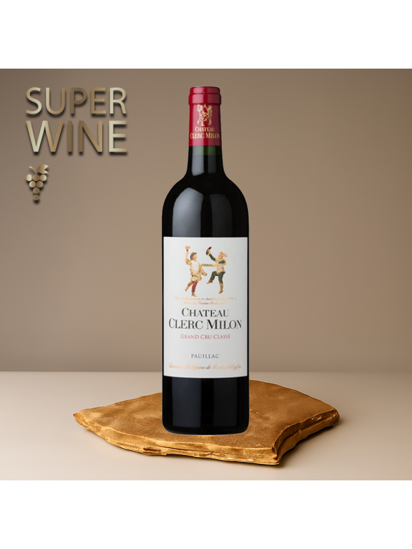 Chateau Clerc Milon - Pauillac Grand Cru Classe rouge 2015 - 0.75L, Alc: 13%