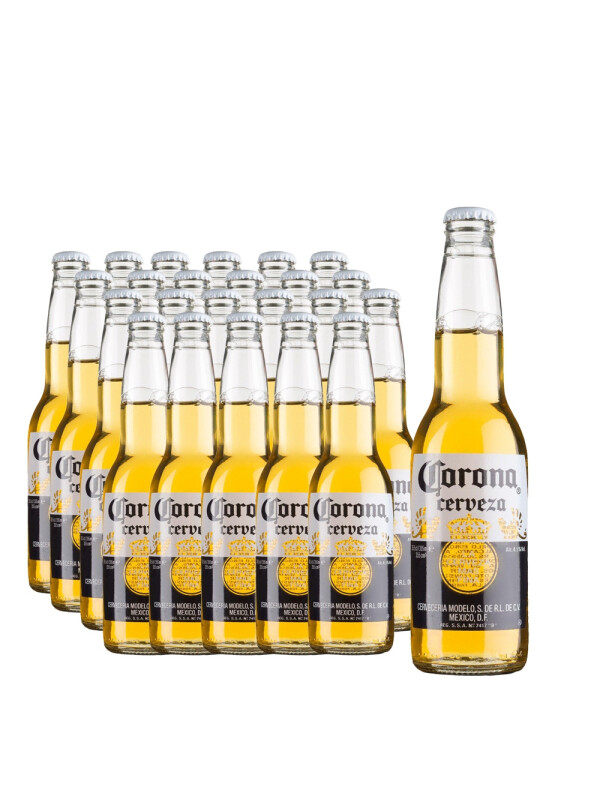Corona Extra - Bere Pale Lager Mexic - 24 buc. x 0.33L, Alc: 4.5% - sticla