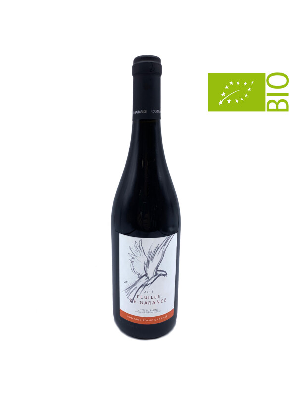 Domaine Rouge Garance - Feuille de Garance AOP, BIO 2018 - 0.75L, Alc: 14.5%