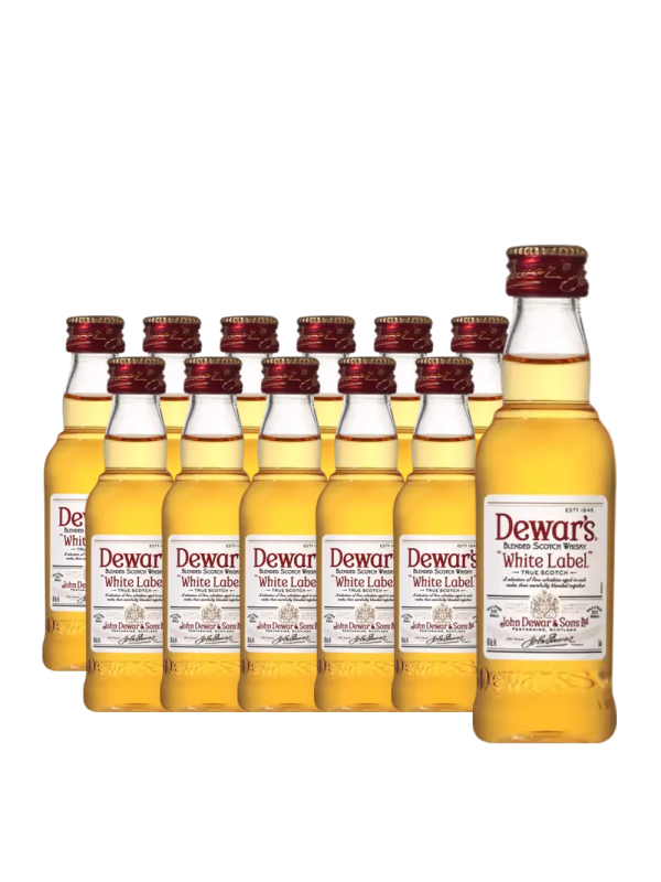 Dewar's - White Label Scotch Blended Whisky miniatura - 12 buc. x 0.05L, Alc: 40%
