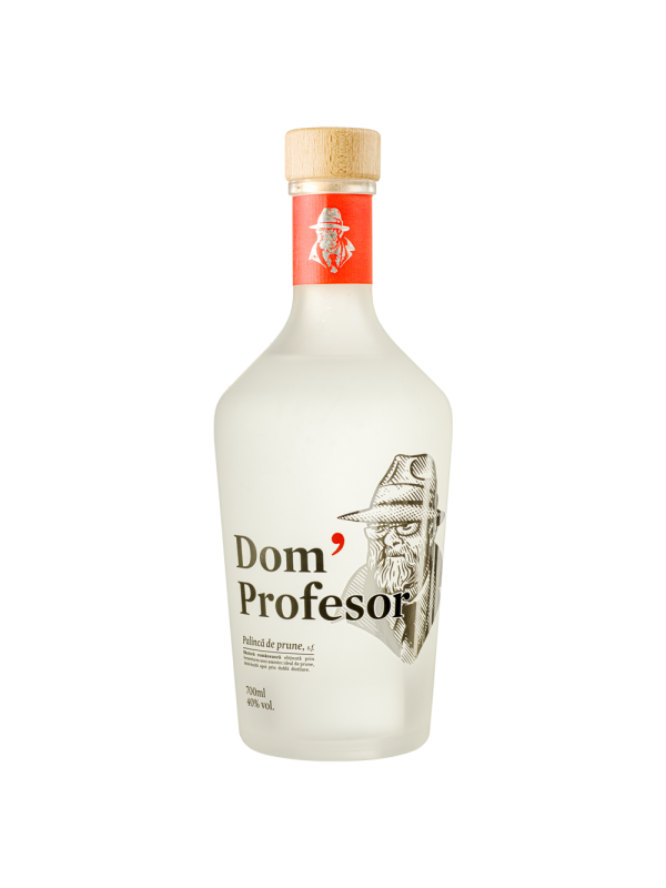 Dom' Profesor Silver - Palinca prune - 0.7L, Alc: 40%