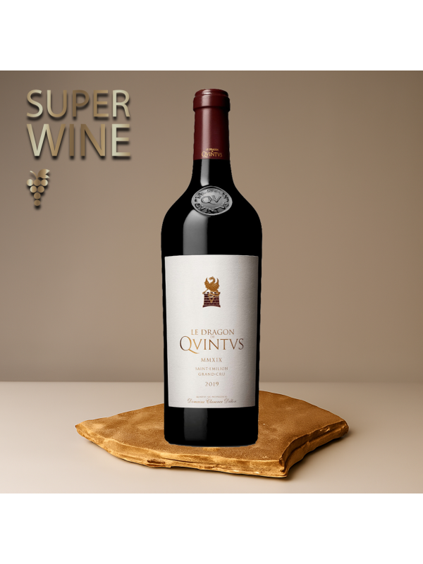 Chateau Quintus - Le Dragon de Quintus, Saint-Émilion Grand Cru 2019 - 0.75L, Alc: 15%