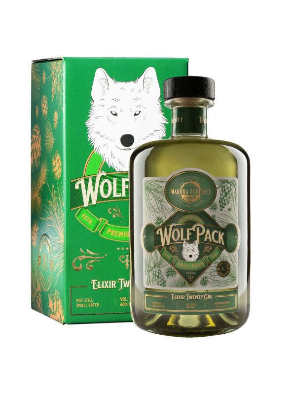 Magura Zamfirei - Wolfpack Elixir Twenty Gin GB - 0.7L, Alc: 40%
