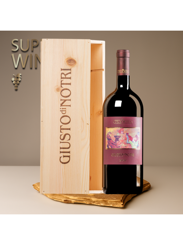 Tua Rita - Giusto di Notri Super Tuscan Wine 2019 - 1.5L, Alc: 15.5%