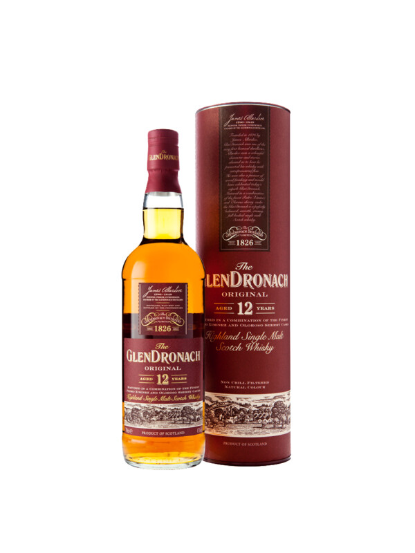 The Glendronach - Original Scotch Single Malt Whisky 12 yo GB - 0.7L, Alc: 43%