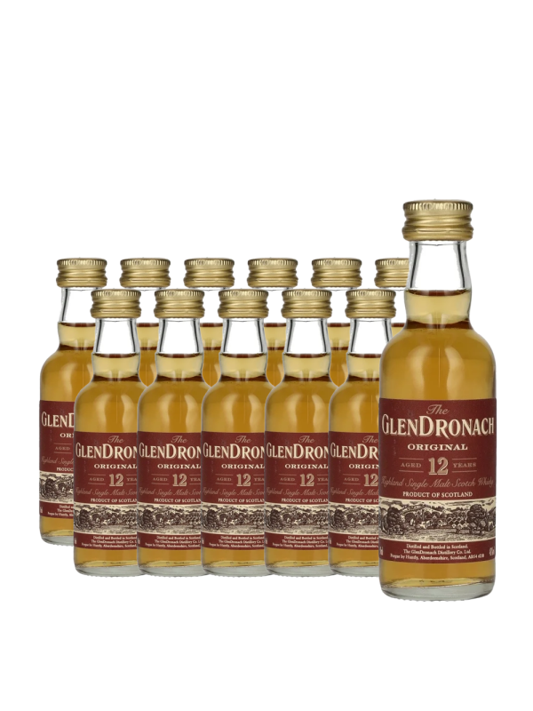 The Glendronach - Original Scotch Single Malt Whisky 12 yo - 12 buc. x 0.05L, Alc: 43%