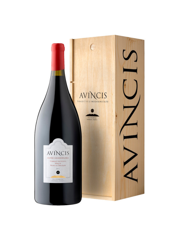 Avincis - Cuvee Grandiflora rosu (CS+M+ND) DOC 2017 Cutie Lemn - 1.5L, Alc: 14.5%