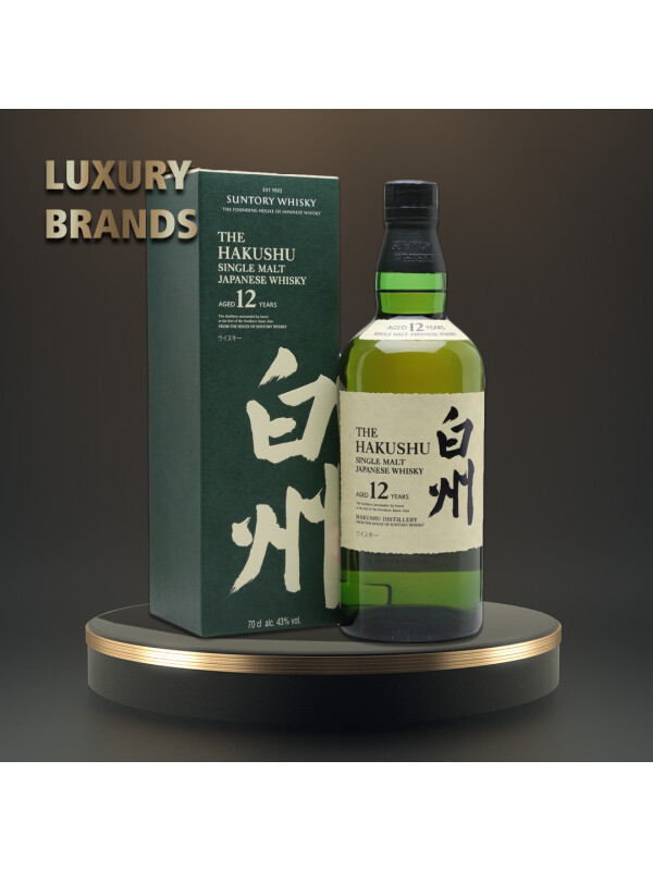 Hakushu - Japanese Single Malt Whisky 12 yo GB - 0.7L, Alc: 43%