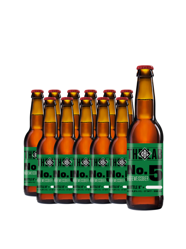 One Beer Later - OBL Lab No.5 Hefeweissbier - 12 buc. x 0.33L, Alc: 5.5% - sticla