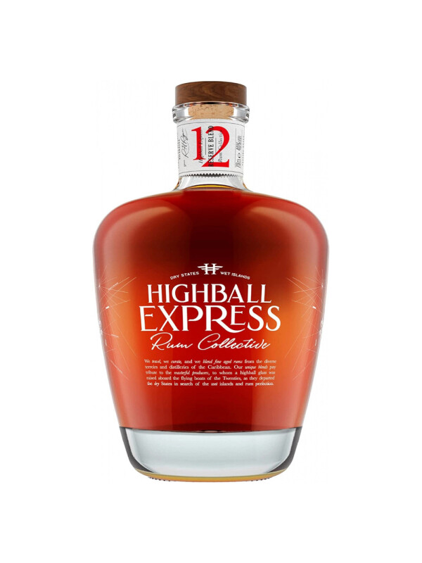 Highball Express - Rom Reserve Blend 12 yo - 0.7L, Alc: 40%