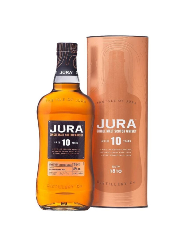 Isle of Jura - Scotch Single Malt 10 yo GB - 0.7L, Alc: 40%