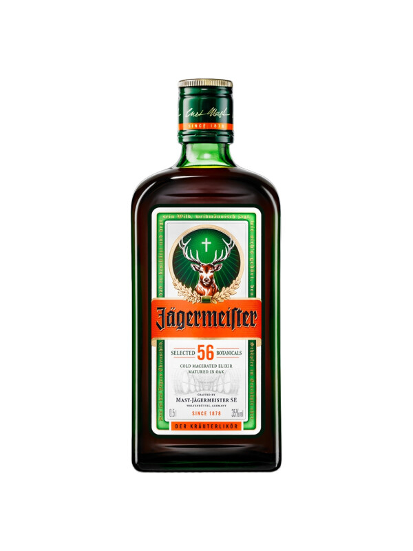 Jagermeister - Herbal Liqueur - 0.5L, Alc: 35%