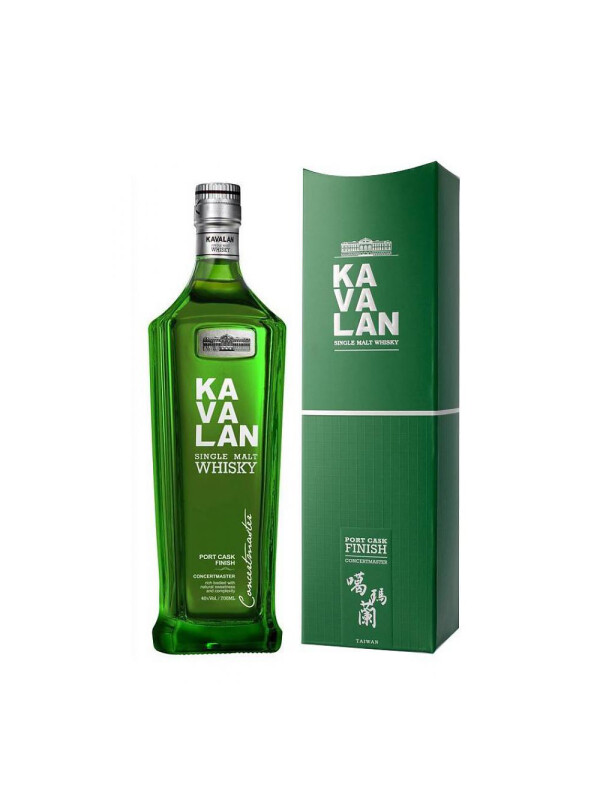 Kavalan - Concertmaster -  Port Cask Finish Taiwan Single Malt Whisky GB - 0.5L, Alc: 40%