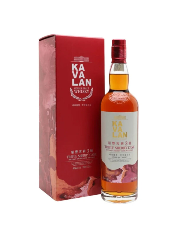 Kavalan - Triple Sherry Cask Single Malt Whisky GB - 0.7L, Alc: 40%