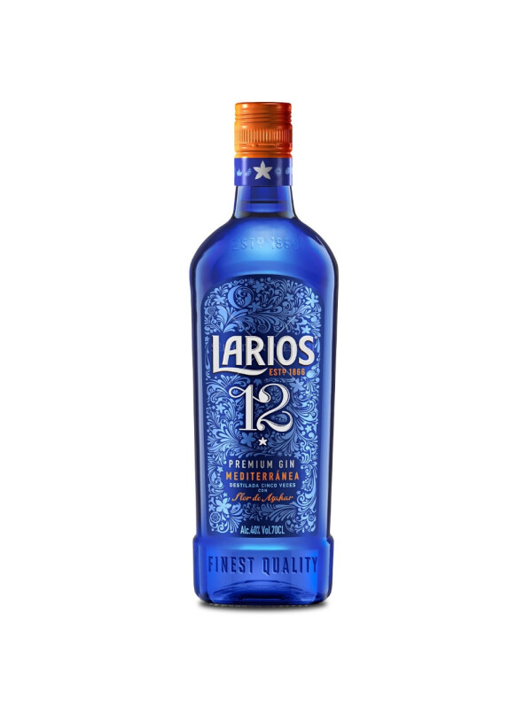 Larios 12 - Gin Premium - 0.7L, Alc: 40%
