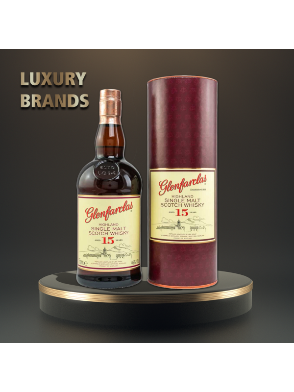 Glenfarclas - Scotch Single Malt Whisky 15 yo GB - 0.7L, Alc: 46%