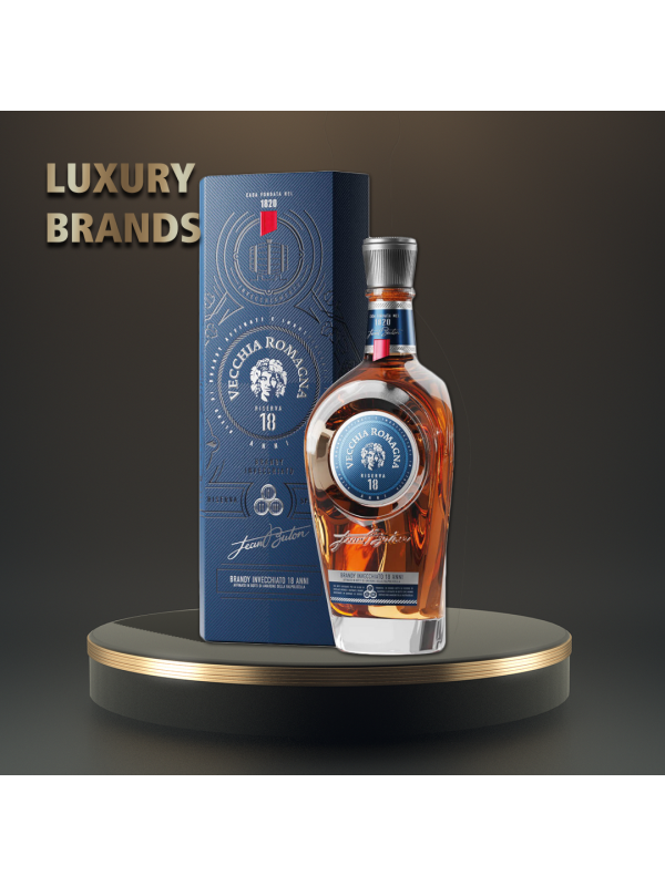 Vecchia Romagna - Brandy Riserva 18 yo GB - 0.7L, Alc: 43.8%