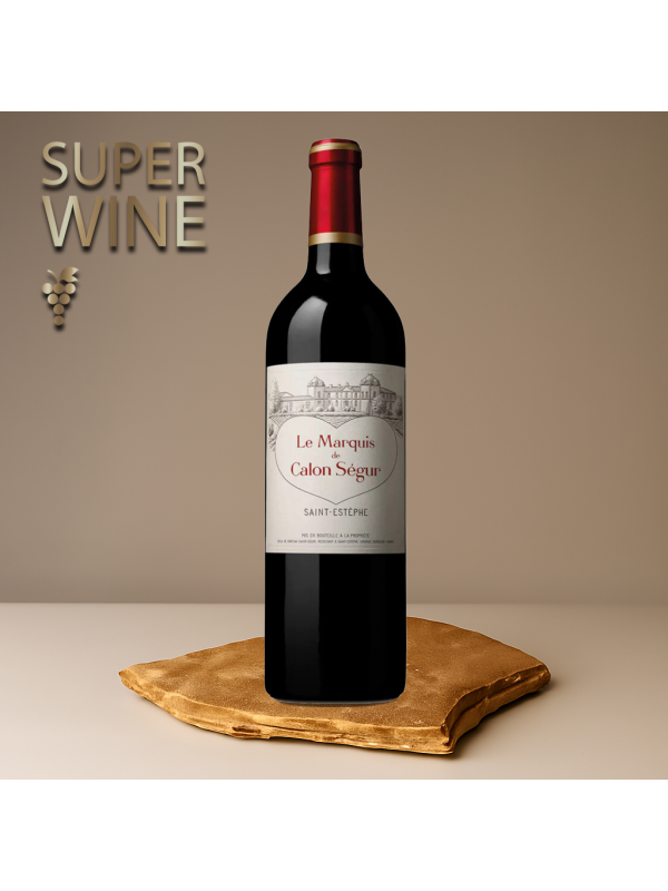 Château Calon Ségur - Le Marquis de Calon Ségur, Saint-Estephe AOC 2019 - 0,75L, Alc: 14.5%
