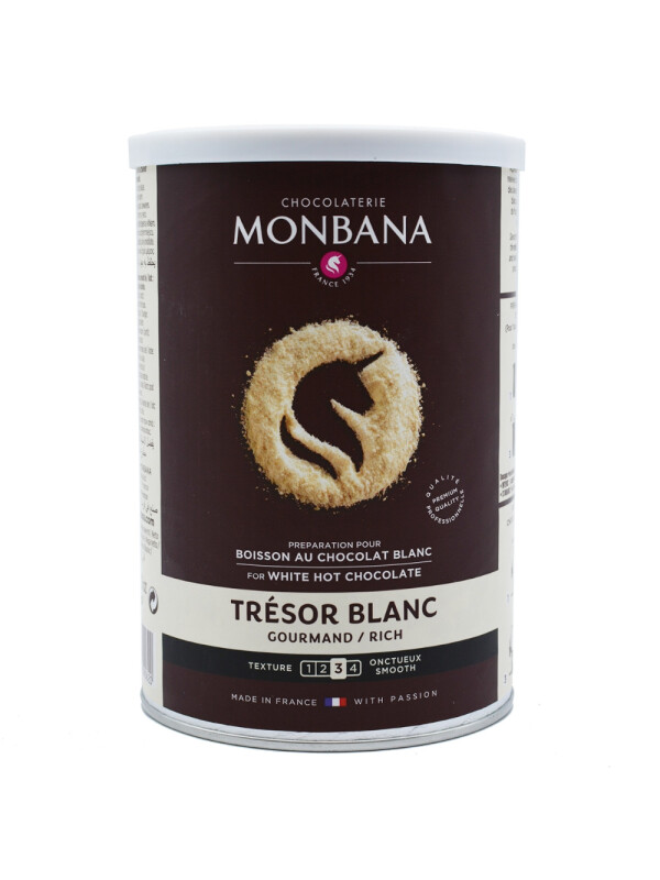 Monbana Pudra - Ciocolata alba - 500g