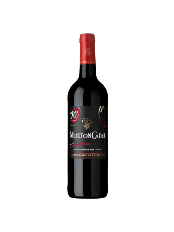 Mouton Cadet - Bordeaux AOC rouge, Editie Aniversara 90 ani Vintage 2020 - 0.75L: Alc: 14%