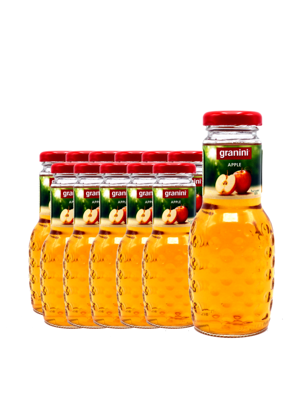 Granini - Natural 100% Juice mere - 12 buc. x 0.25L - sticla