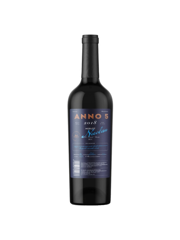 Licorna - ANNO 5 Merlot Boierul Nicolau DOC 2018 - 0.75L, Alc: 14.9% 