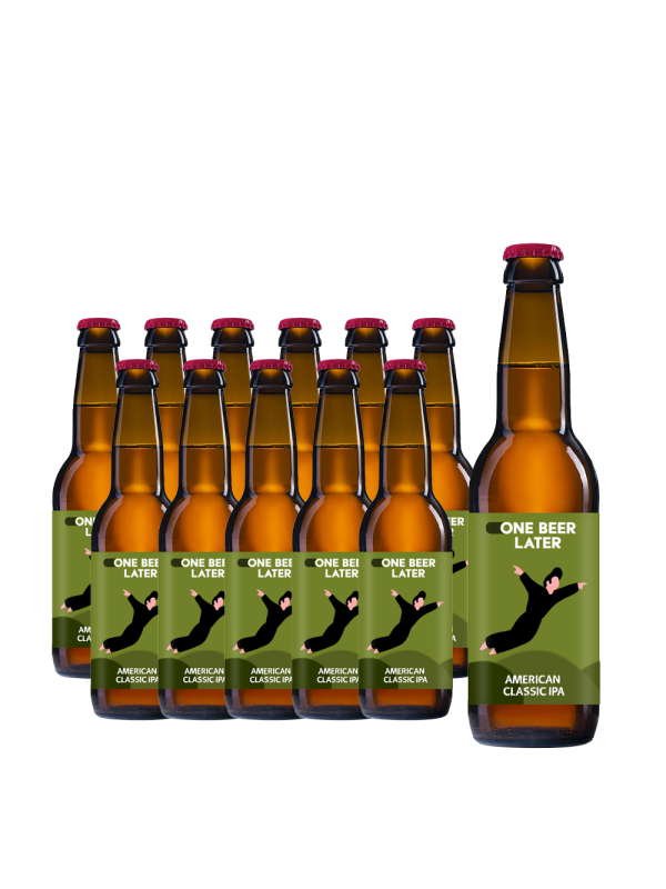 One Beer Later - Bere artizanala American Classic IPA 12 buc. x 0.33L, Alc: 5%