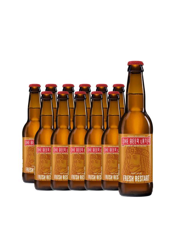 One Beer Later - Bere artizanala Zest Ale  - 12 buc. x 0.33L, Alc: 5% - sticla 