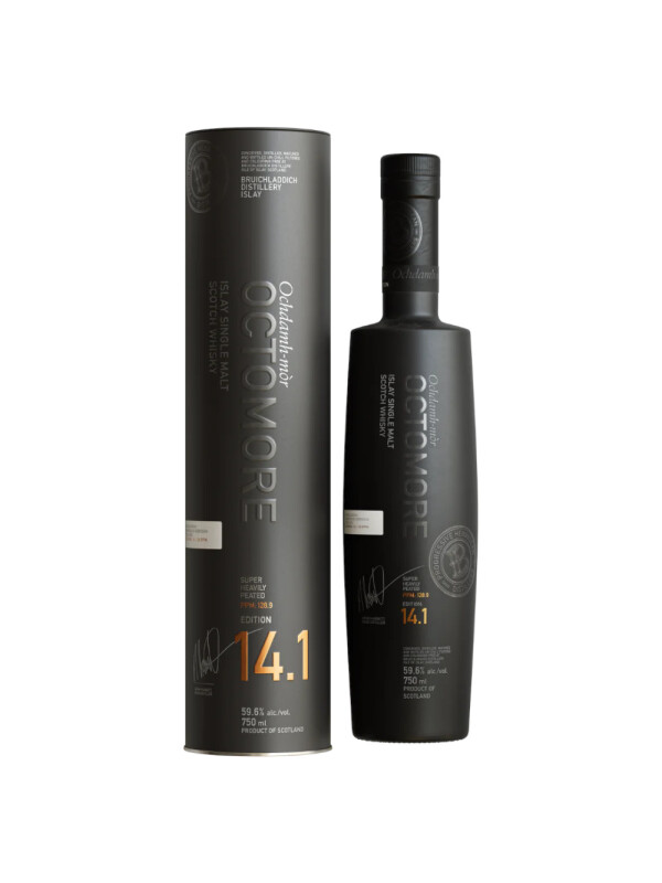 Octomore - Scotch Single Malt Whisky Tin Box 14.1 - 0.7L, Alc: 59.6%